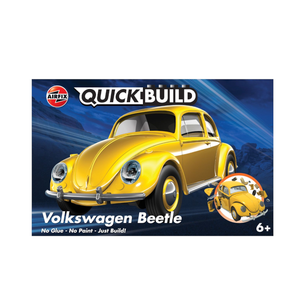 Airfix Quickbuild Volkswagen VW Beetle Yellow J6023-R6 - [Sunshine-Coast] - Airfix - [RC-Car] - [Scale-Model]