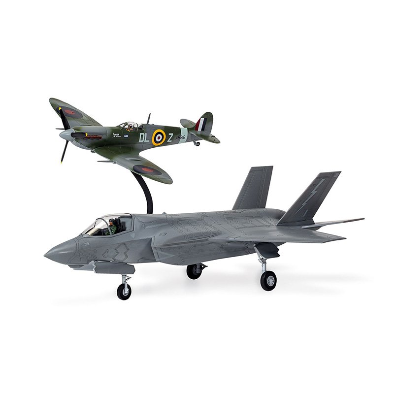 Airfix A50190 1/72 Scale Supermarine Spitfire and F-35 Set - [Sunshine-Coast] - Airfix - [RC-Car] - [Scale-Model]