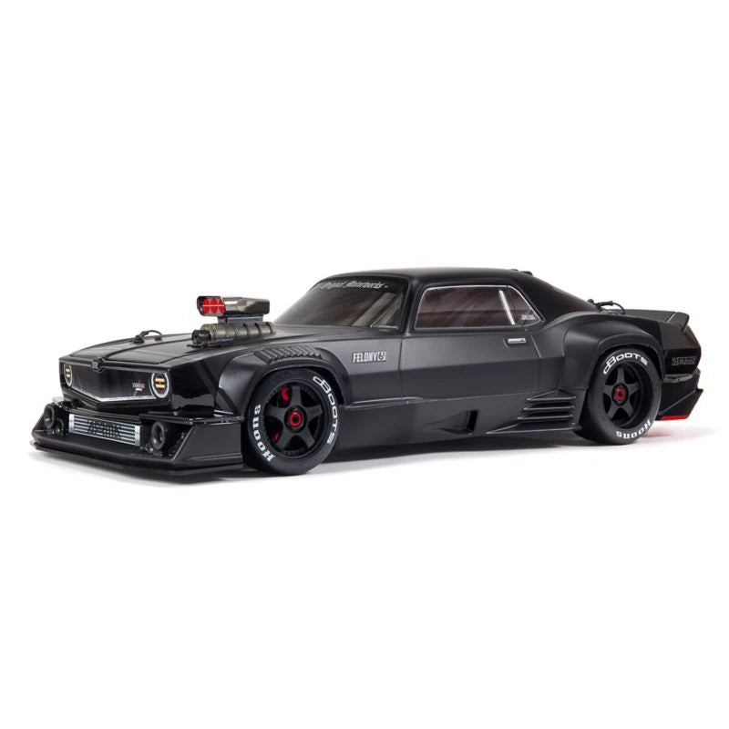 ARRMA FELONY 6S BLX 1/7 4WD RC Muscle Car RTR Black - ARA7617V2T1