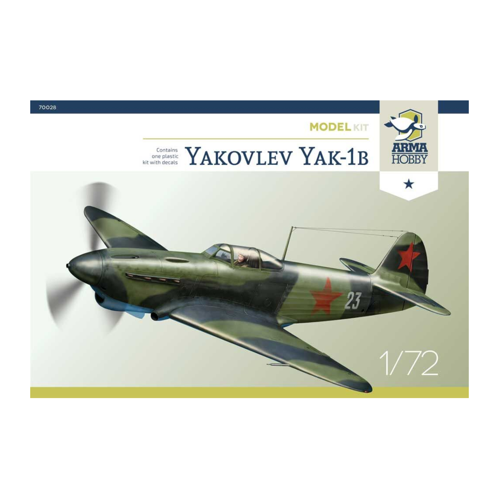 Arma Hobby 1/72 Scale Yakovlev Yak-1B Model Kit - [Sunshine-Coast] - Arma Hobby - [RC-Car] - [Scale-Model]