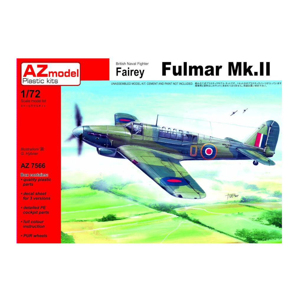 Az-Model 7566 1/72 Scale Fairey Fulmar Mk.2 - [Sunshine-Coast] - AZ Models - [RC-Car] - [Scale-Model]