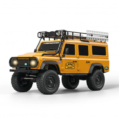 MN Model MN111 1/18 Land Rover Defender D90 RTR RC Crawler (Yellow)