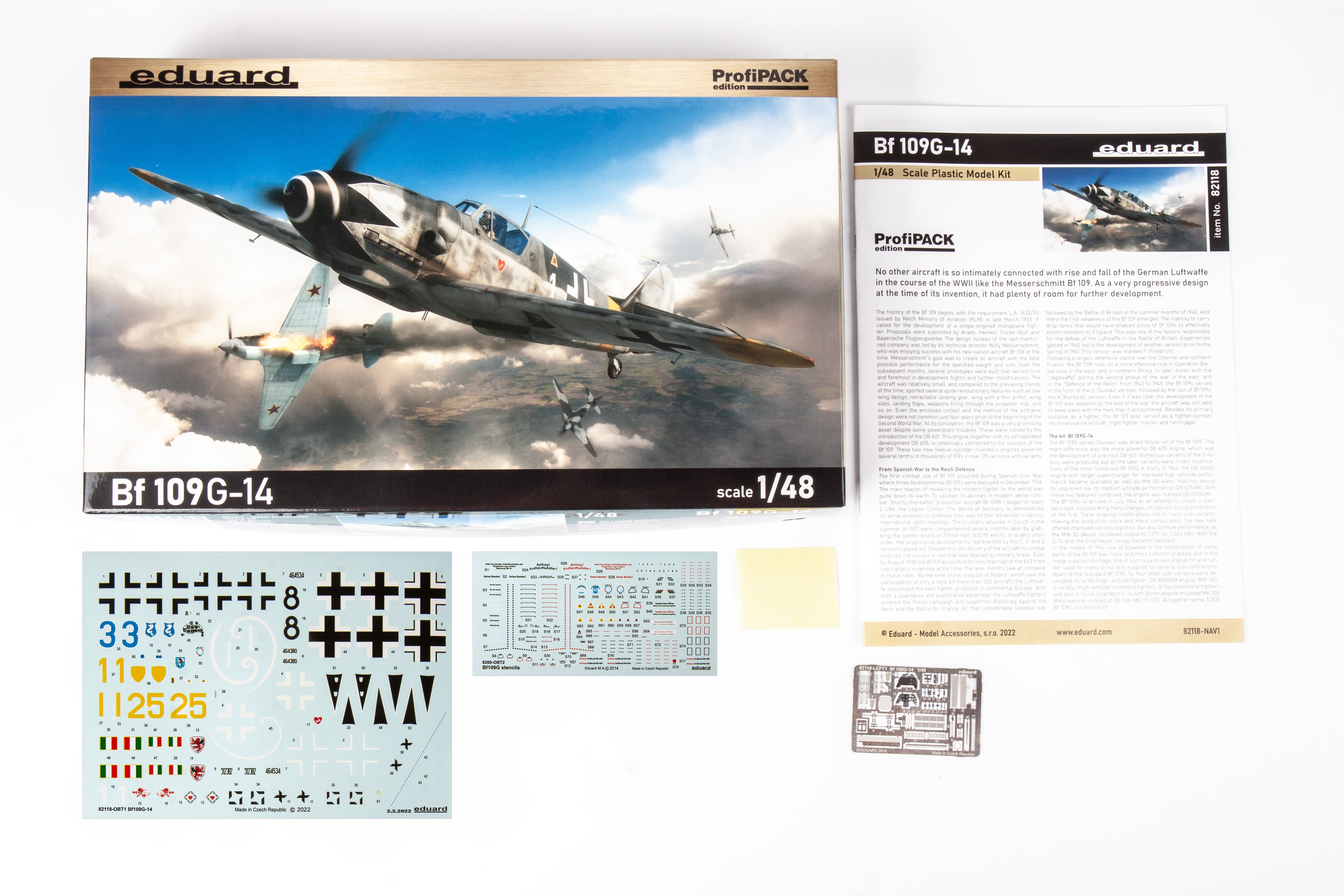 Eduard 82118 1/48 Scale Bf 109G-14 - Techtonic Hobbies - Eduard