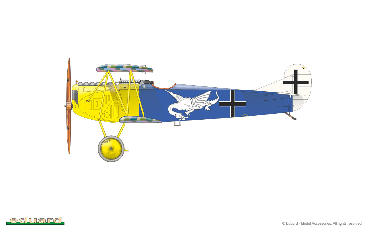 Eduard 70131 1/72 Scale Fokker D. VII (OAW Production) - Techtonic Hobbies - Eduard
