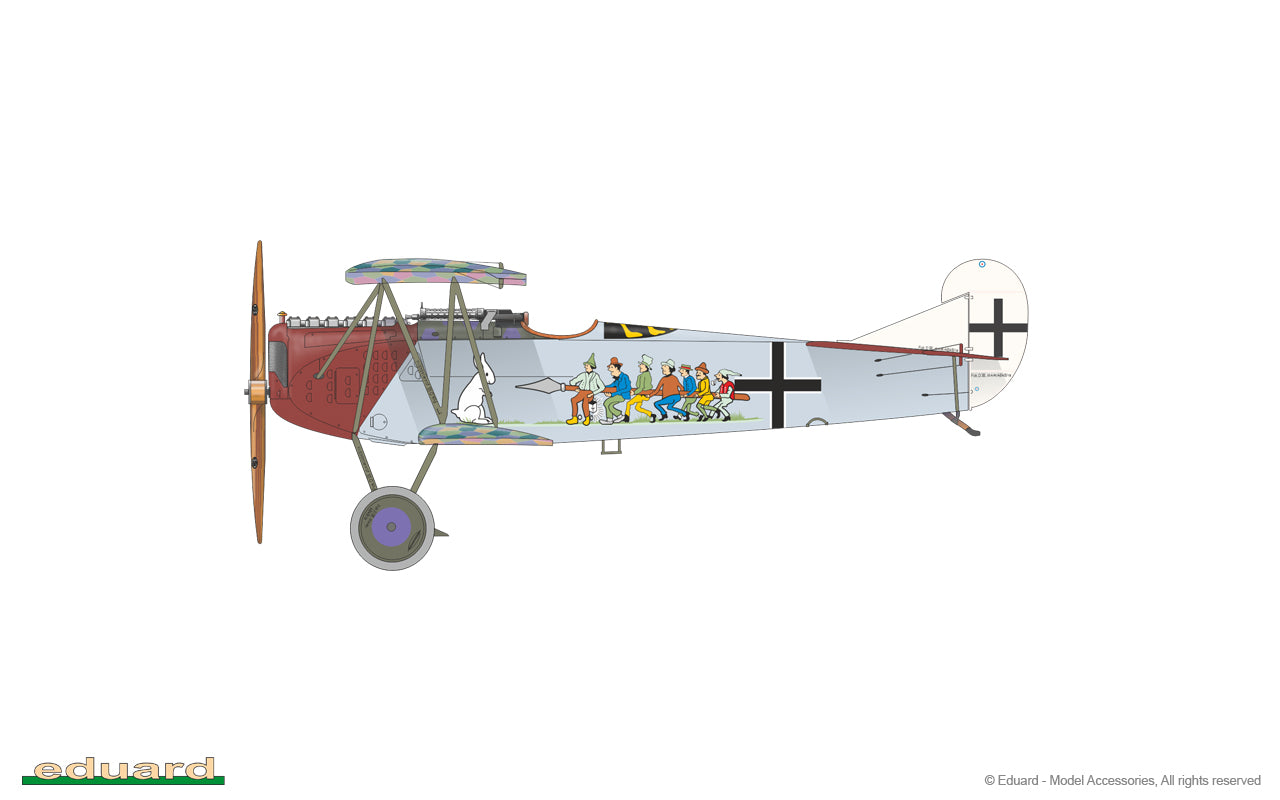 Eduard 70131 1/72 Scale Fokker D. VII (OAW Production) - Techtonic Hobbies - Eduard