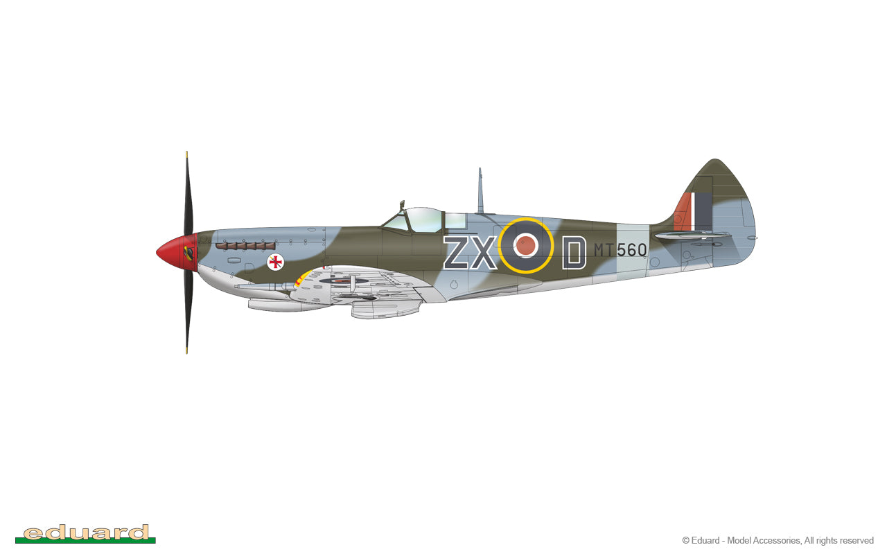 Eduard 70128 1/72 Scale Supermarine Spitfire Mk. VIII - Techtonic Hobbies - Eduard