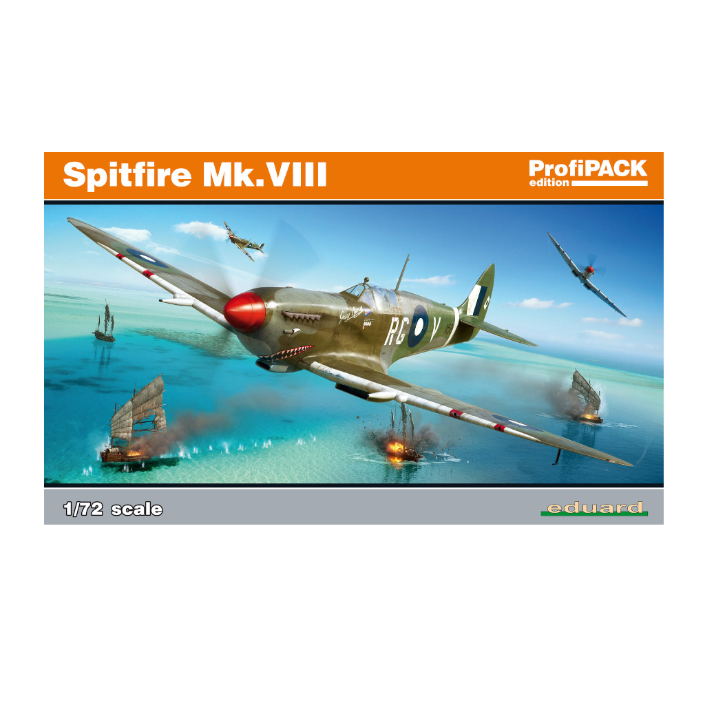 Eduard 70128 1/72 Scale Supermarine Spitfire Mk. VIII - Techtonic Hobbies - Eduard