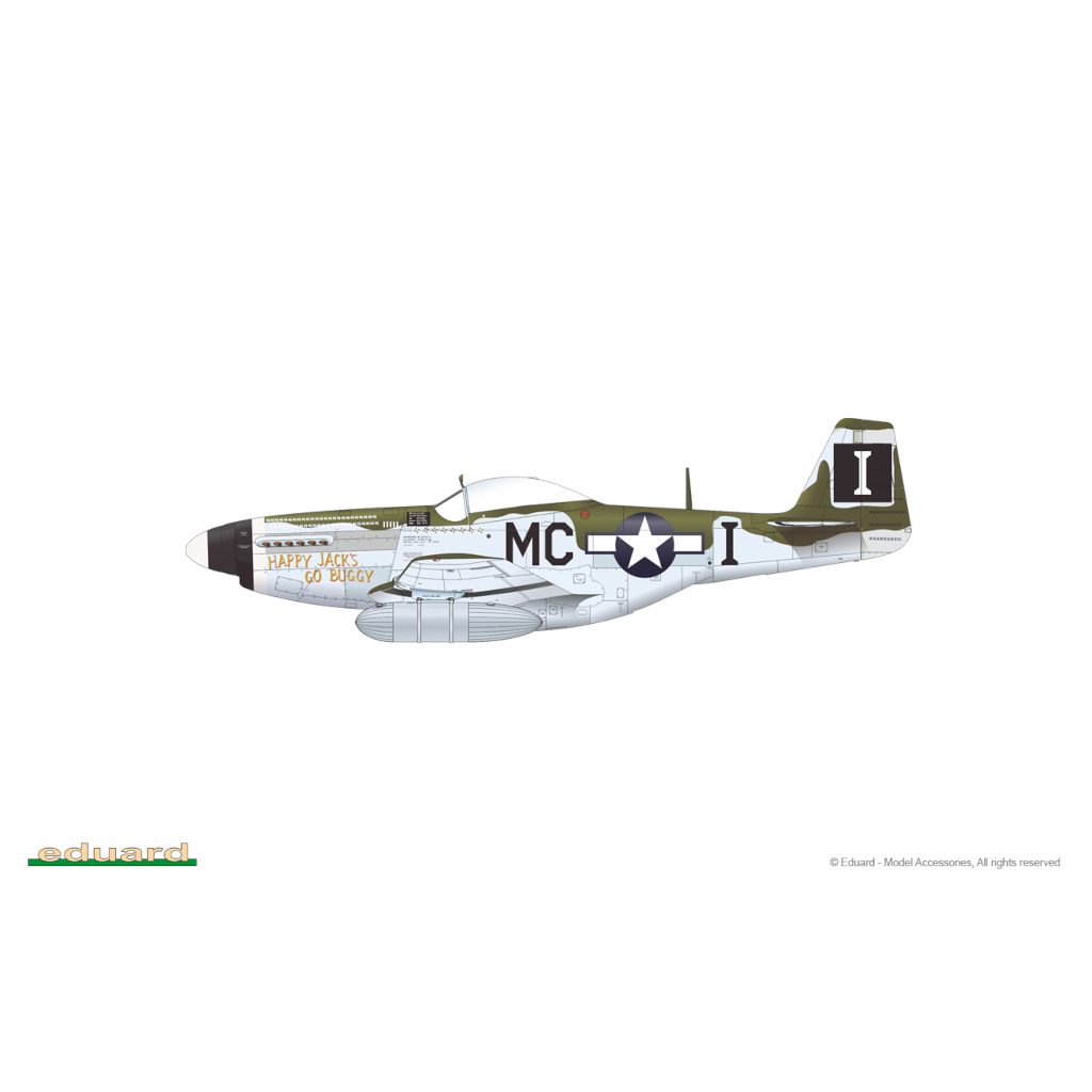 Eduard 84172 1/48 Scale North American P-51-D-5 Mustang Weekend Edition - [Sunshine-Coast] - Eduard - [RC-Car] - [Scale-Model]