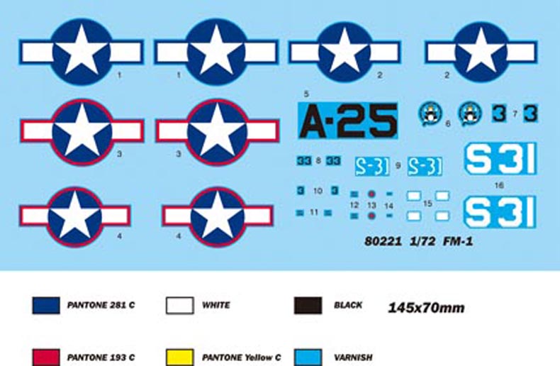 Hobby Boss 80221 1/72 Scale Grumman FM-1 Wildcat - Techtonic Hobbies - Hobby Boss