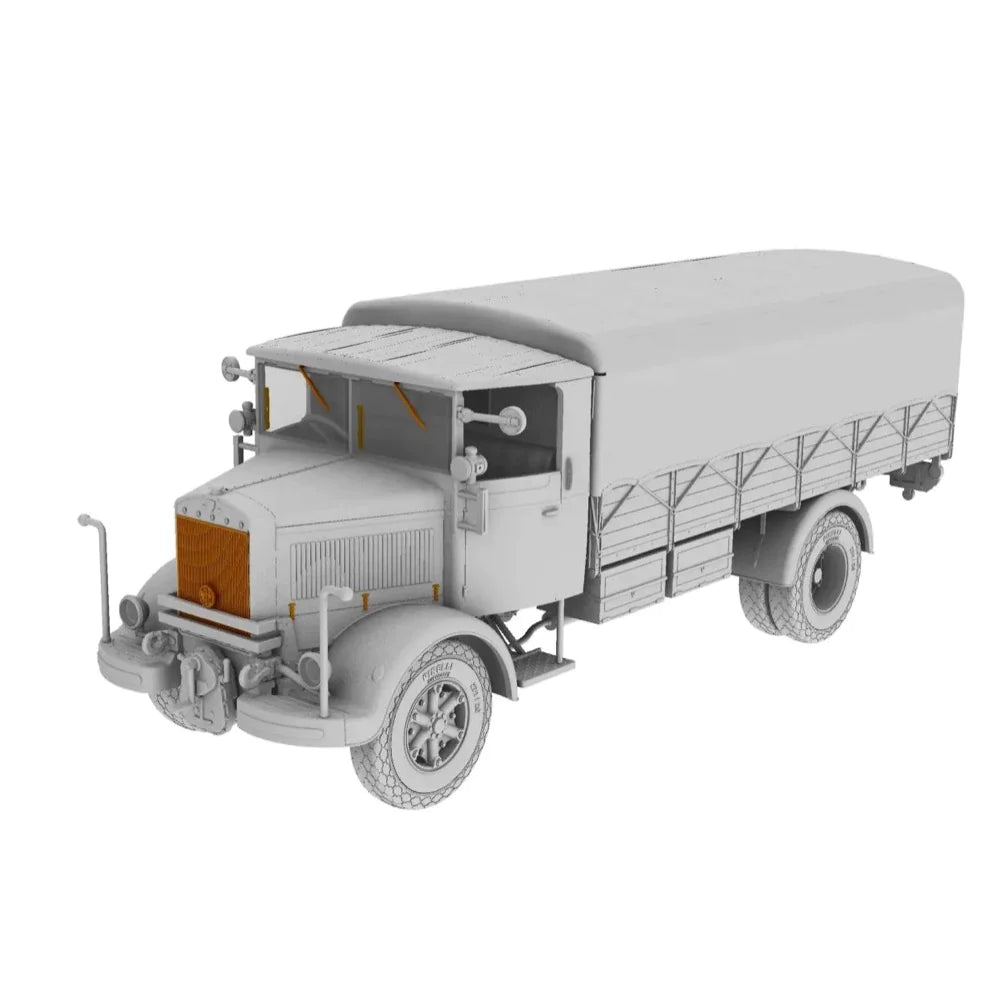 IBG 72094 1/72 Scale 3Ro Italian Truck - Troop Carrier Plastic Model Kit - Techtonic Hobbies - IBG