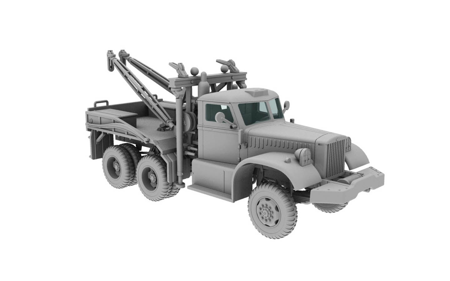 IBG 72020 1/72 Scale Diamond T 969 Wrecker Truck Plastic Model Kit - Techtonic Hobbies - IBG