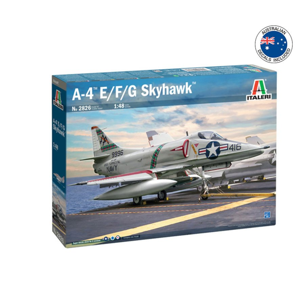 Italeri 002826 1/48 Scale Douglas A-4 E/F/G Skyhawk - [Sunshine-Coast] - Italeri - [RC-Car] - [Scale-Model]