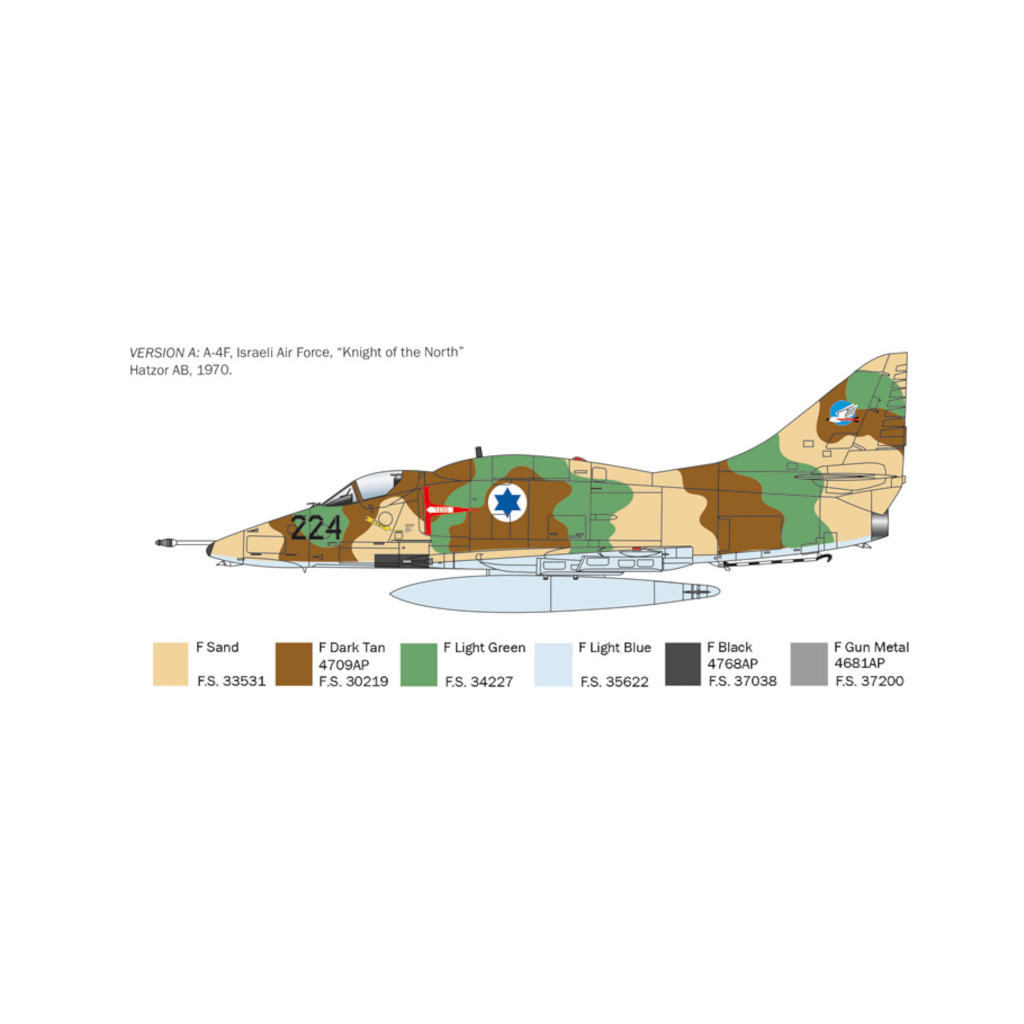 Italeri 002826 1/48 Scale Douglas A-4 E/F/G Skyhawk - [Sunshine-Coast] - Italeri - [RC-Car] - [Scale-Model]