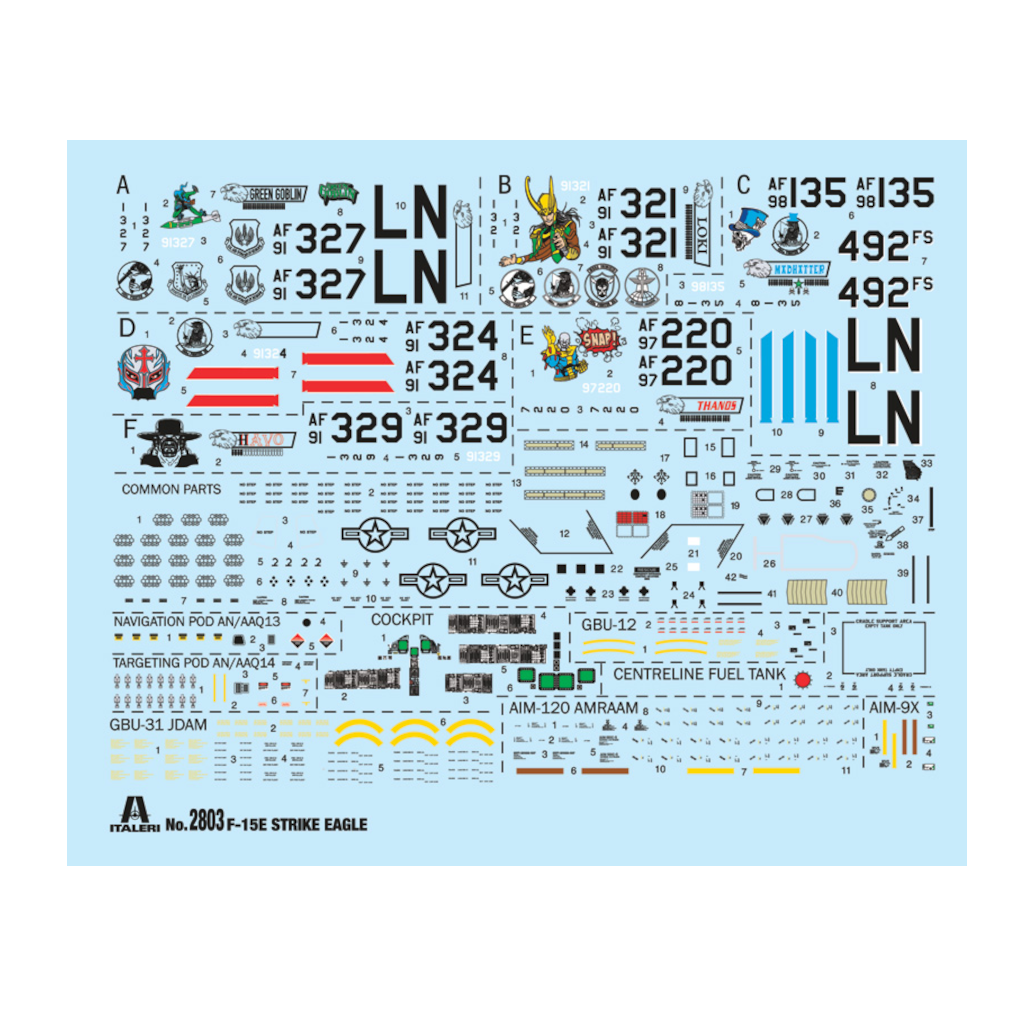 Italeri 002803 1/48 Scale F-15E Strike Eagle - [Sunshine-Coast] - Italeri - [RC-Car] - [Scale-Model]