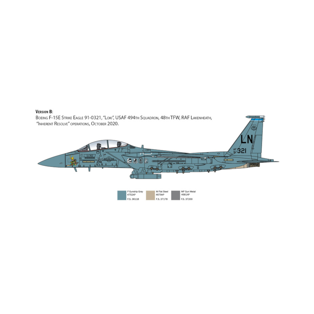 Italeri 002803 1/48 Scale F-15E Strike Eagle - [Sunshine-Coast] - Italeri - [RC-Car] - [Scale-Model]