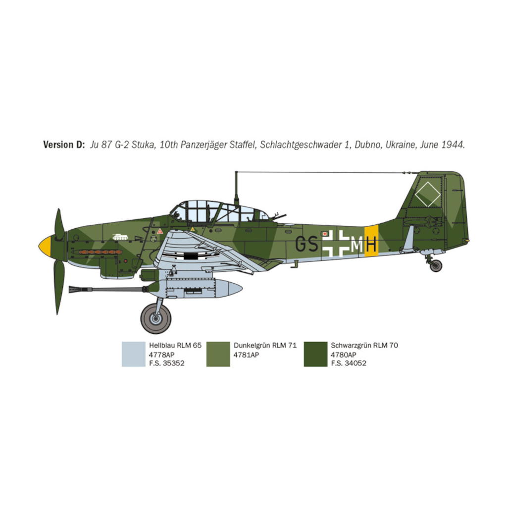 Italeri 001466 1/72 Scale Junkers Ju 87 G-2 Kanonenvogel - [Sunshine-Coast] - Italeri - [RC-Car] - [Scale-Model]