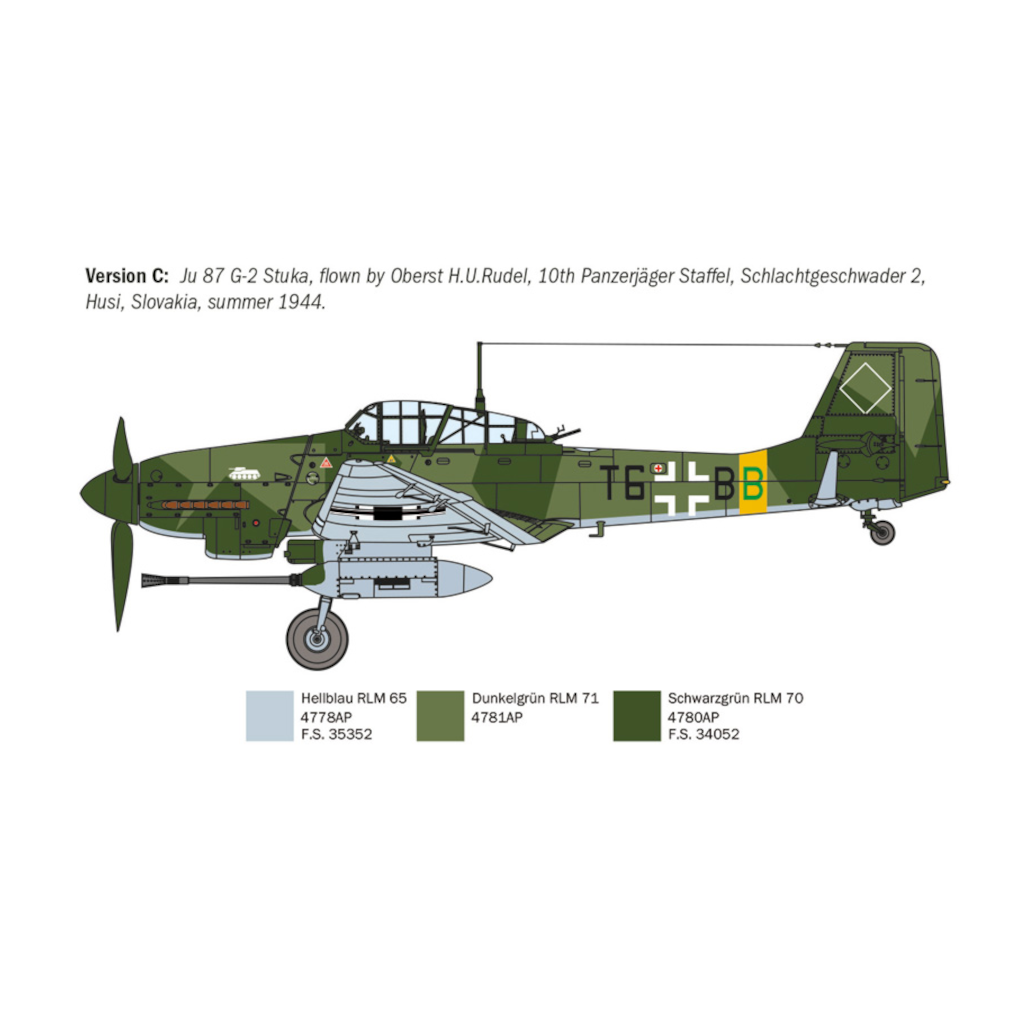 Italeri 001466 1/72 Scale Junkers Ju 87 G-2 Kanonenvogel - [Sunshine-Coast] - Italeri - [RC-Car] - [Scale-Model]