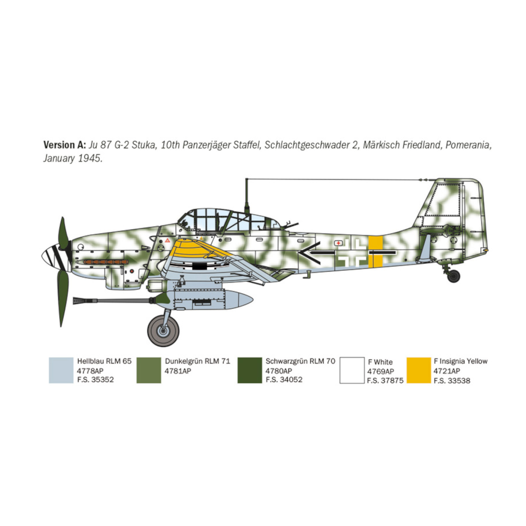 Italeri 001466 1/72 Scale Junkers Ju 87 G-2 Kanonenvogel - [Sunshine-Coast] - Italeri - [RC-Car] - [Scale-Model]