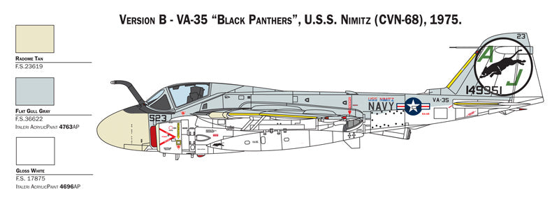 Italeri 001405 1/72 Scale Grumman Ka-6D Intruder - Techtonic Hobbies - Italeri