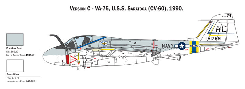 Italeri 001405 1/72 Scale Grumman Ka-6D Intruder - Techtonic Hobbies - Italeri