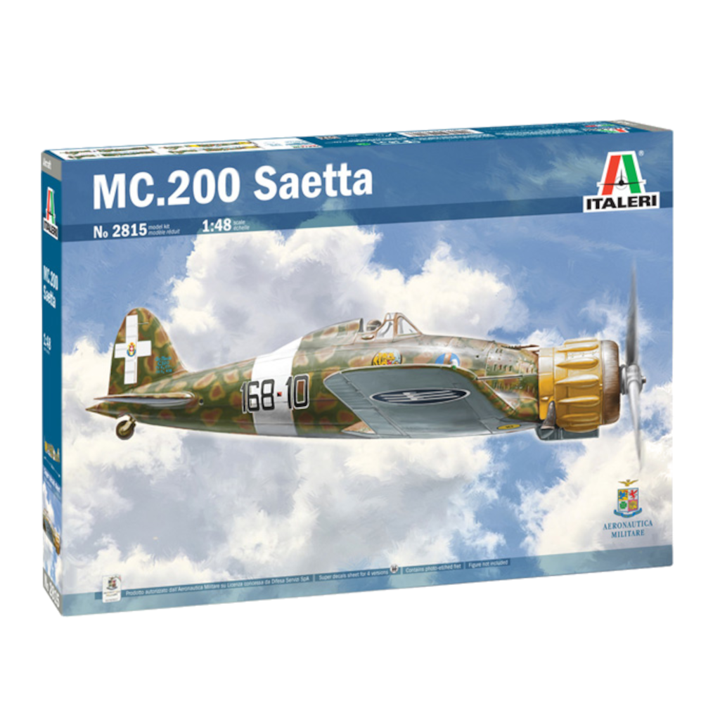 Italeri 02815 1/48 Scale Macchi MC.200 Saetta - Techtonic Hobbies - Italeri