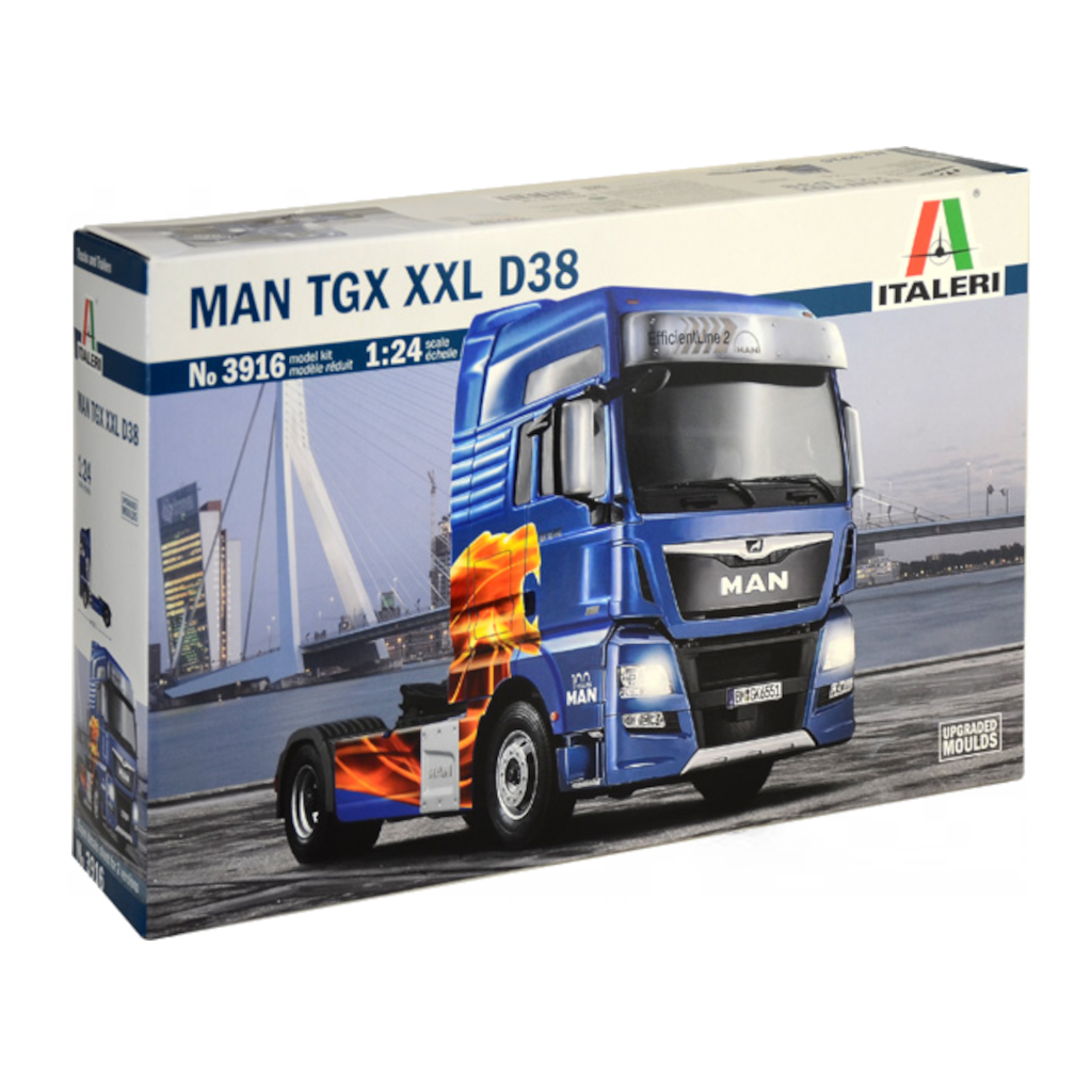 Italeri 03916 1/24 Scale MAN TGX XXL D38 Truck - [Sunshine-Coast] - Italeri - [RC-Car] - [Scale-Model]