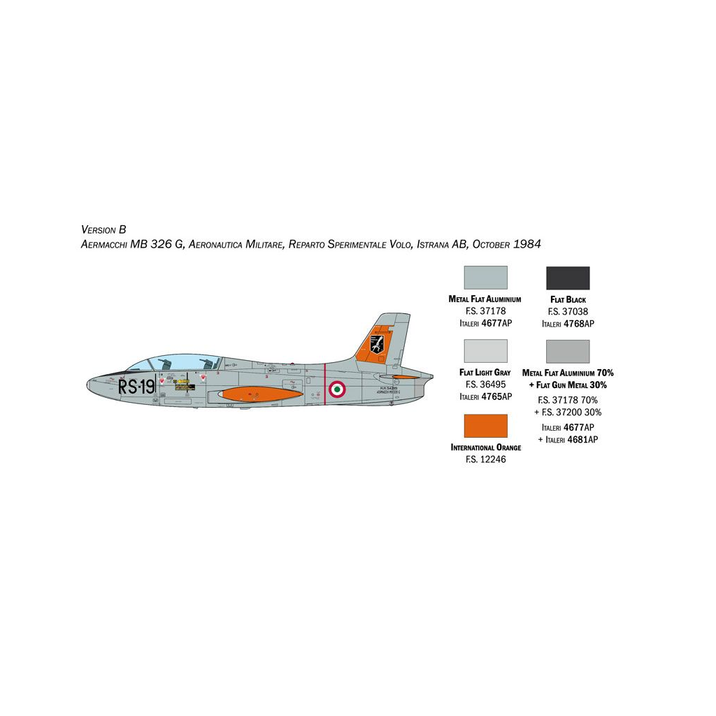 Italeri 002814 1/48 Scale Aermacchi Mb 326 Impala - [Sunshine-Coast] - Italeri - [RC-Car] - [Scale-Model]