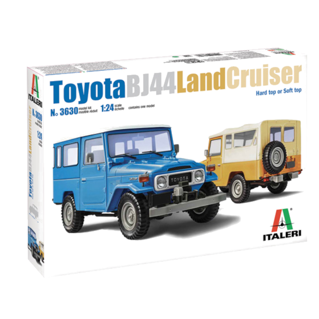 Italeri 003630 1/24 Scale Toyota BJ44 Land Cruiser Model Kit - Techtonic Hobbies - Italeri