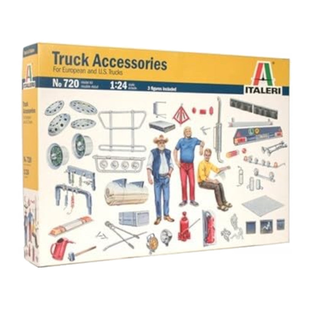 Italeri 000720 1/24 Scale Truck Accessories Set 1 - [Sunshine-Coast] - Italeri - [RC-Car] - [Scale-Model]