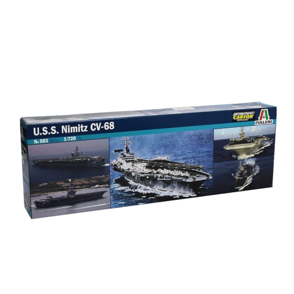 Italeri 000503 1/720 Scale U.S.S. Nimitz Cvn-68 Aircraft Carrier - Techtonic Hobbies - Italeri