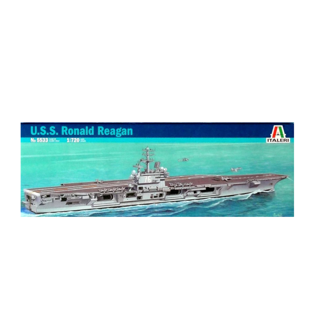 Italeri U.S.S. Ronald Reagan Cvn-76 1:720