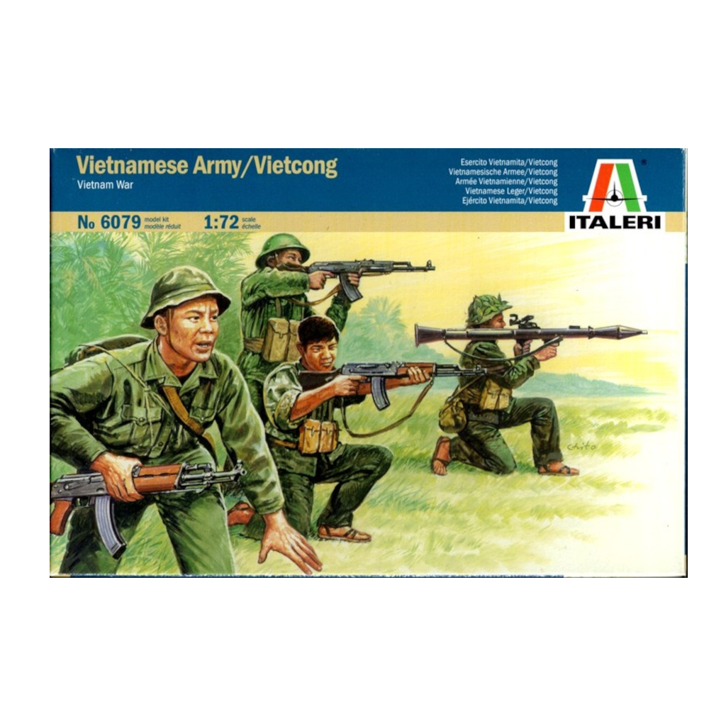 Italeri 06079 1/72 Scale Vietnamese Army Vietcong - Techtonic Hobbies - Italeri