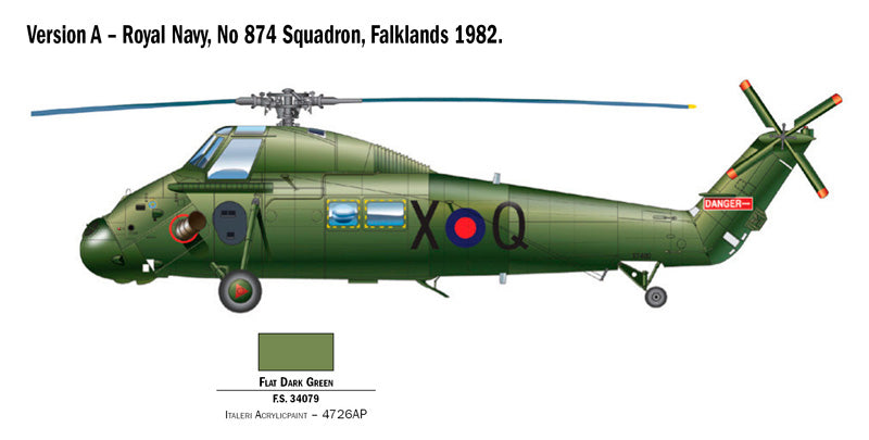Italeri 002720 1/48 Scale Westland Wessex UH.5 (Falklands 40th Aniversary) - [Sunshine-Coast] - Italeri - [RC-Car] - [Scale-Model]