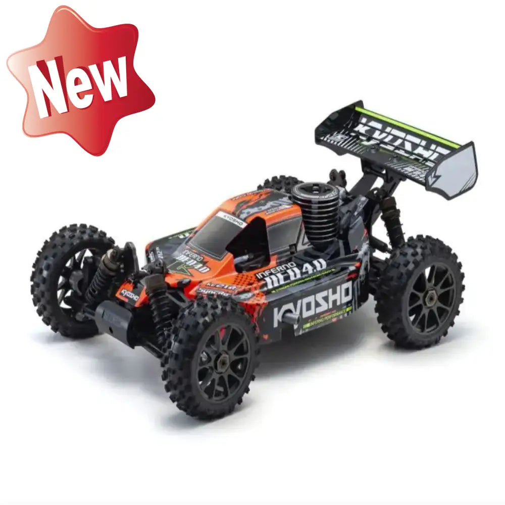 Kyosho 1/8 Inferno Neo 4.0 T1 Red 4WD Nitro Readyset Remote Control Cars & Trucks