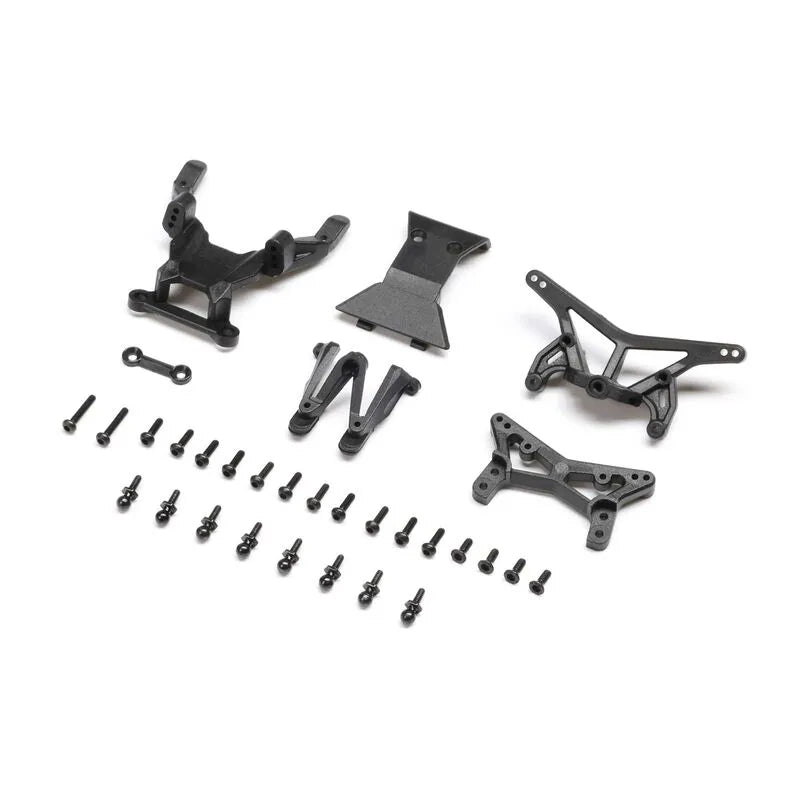 Losi Front/Rear Shock Towers, Bumper, Micro-B