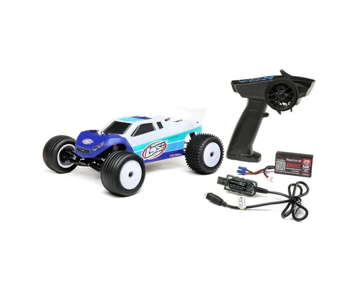 Losi Mini T 2.0 Brushless V2 Stadium Truck, RTR (Red OR Blue)