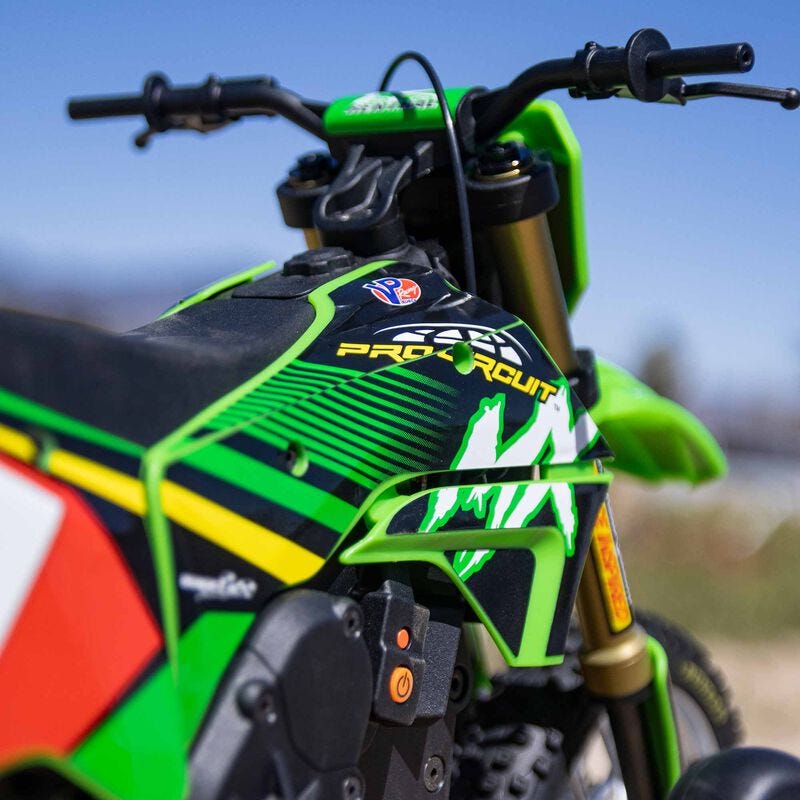Losi Promoto-MX 1/4 Motorcycle RTR Combo with Battery and Charger, Pro Circuit Scheme