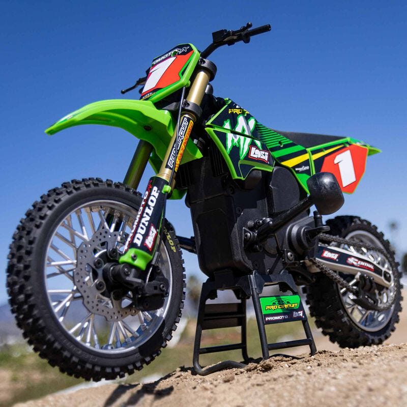 Losi Promoto-MX 1/4 Motorcycle RTR Combo with Battery and Charger, Pro Circuit Scheme