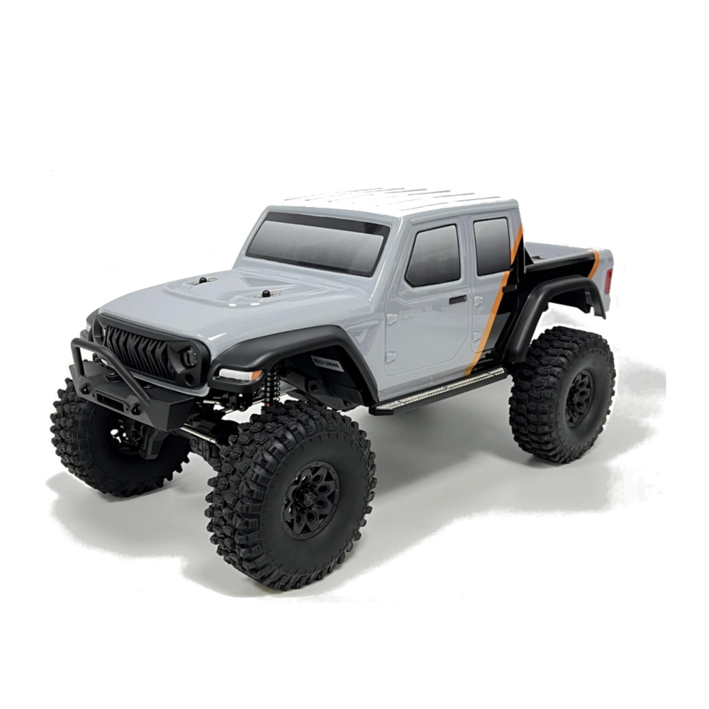 Rc Rocker Pipe Mega RC 1/10 Rock Viper Glider Brushed Rock Crawler (Grey)