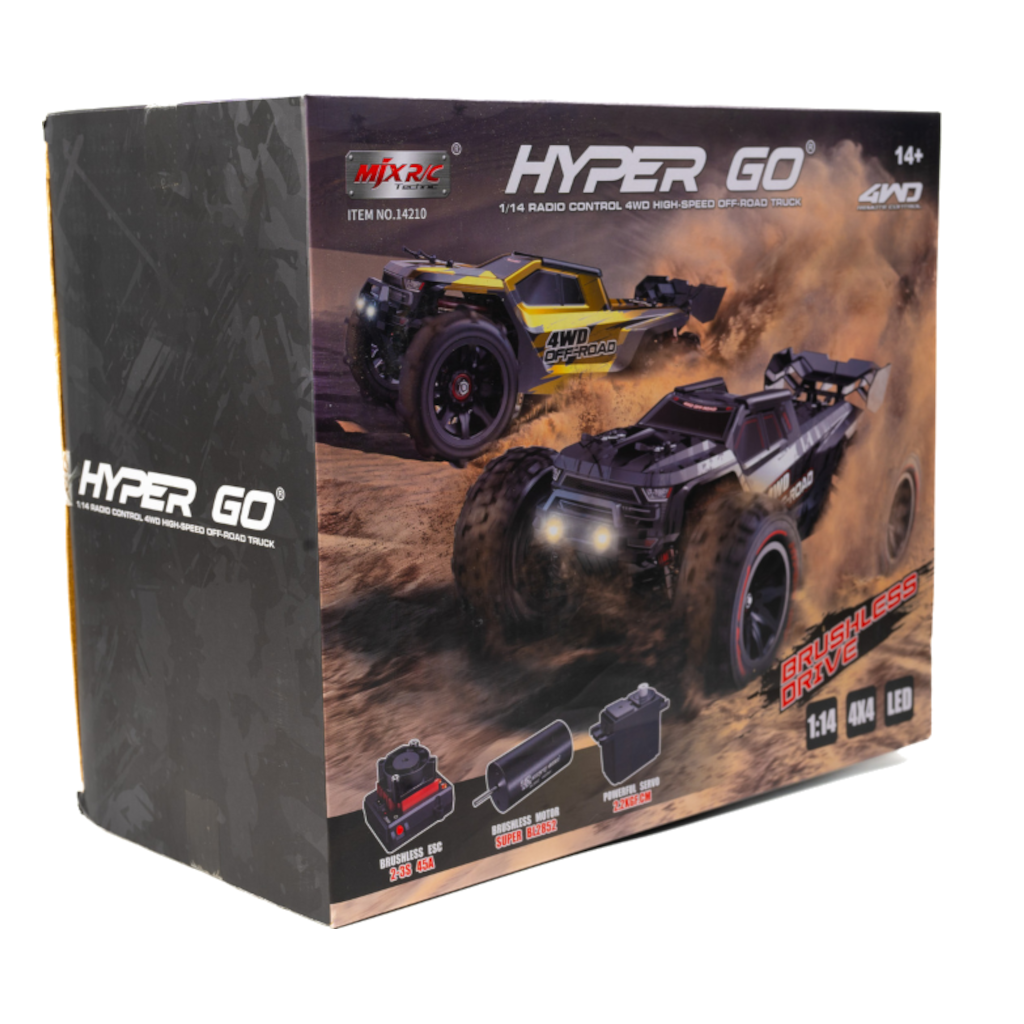 MJX 1/14 Hyper Go 4WD High-speed Off-road Brushless RC Truggy [14210 - [Sunshine-Coast] - MJX - [RC-Car] - [Scale-Model]