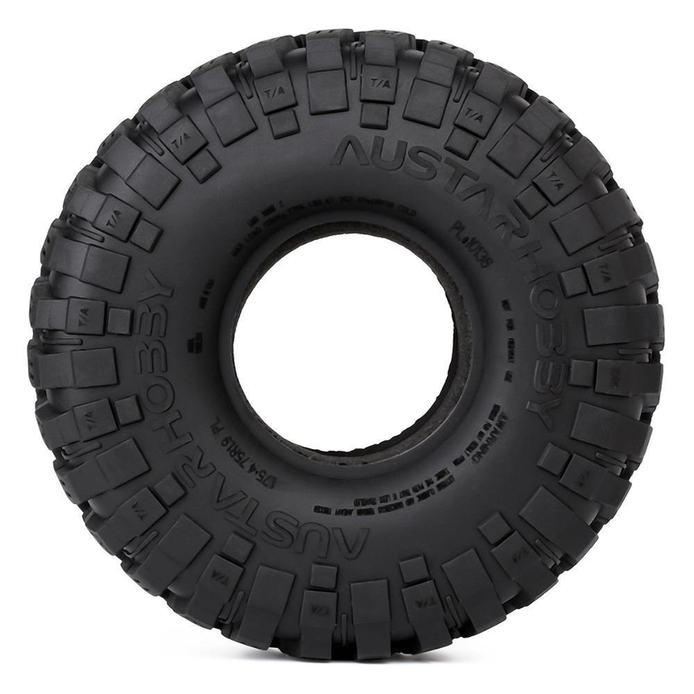 INJORA 1.9" 121*45mm Rock Terrain Tires for 1/10 RC Crawlers