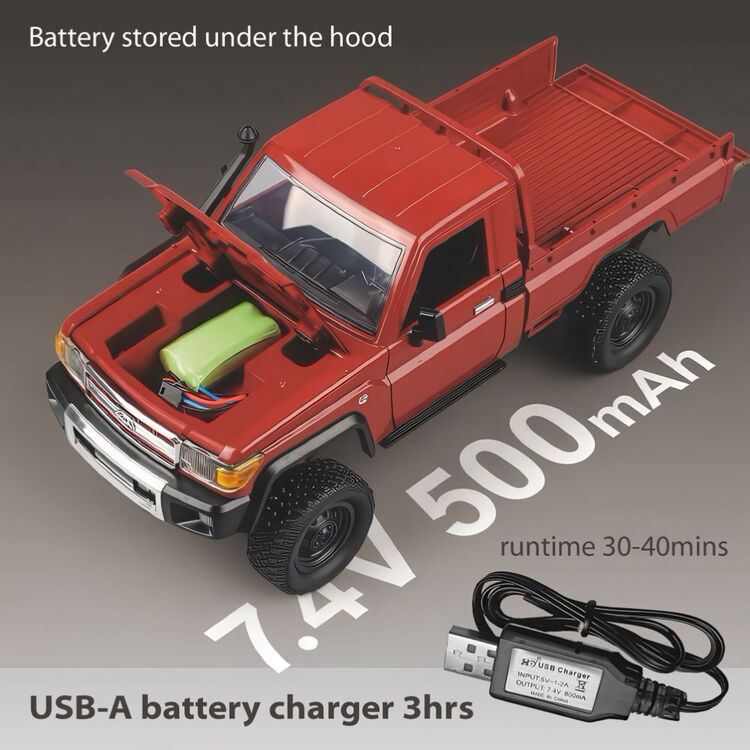 MN Model 1/12 Toyota LC79 MN82 4WD RC Crawler RTR