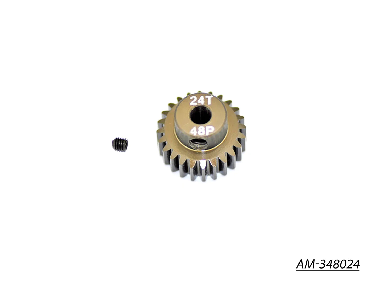 ARROWMAX-RC  Pinion Gear 48P 24T-7075 Hard (AM-348024) - [Sunshine-Coast] - Arrowmax - [RC-Car] - [Scale-Model]