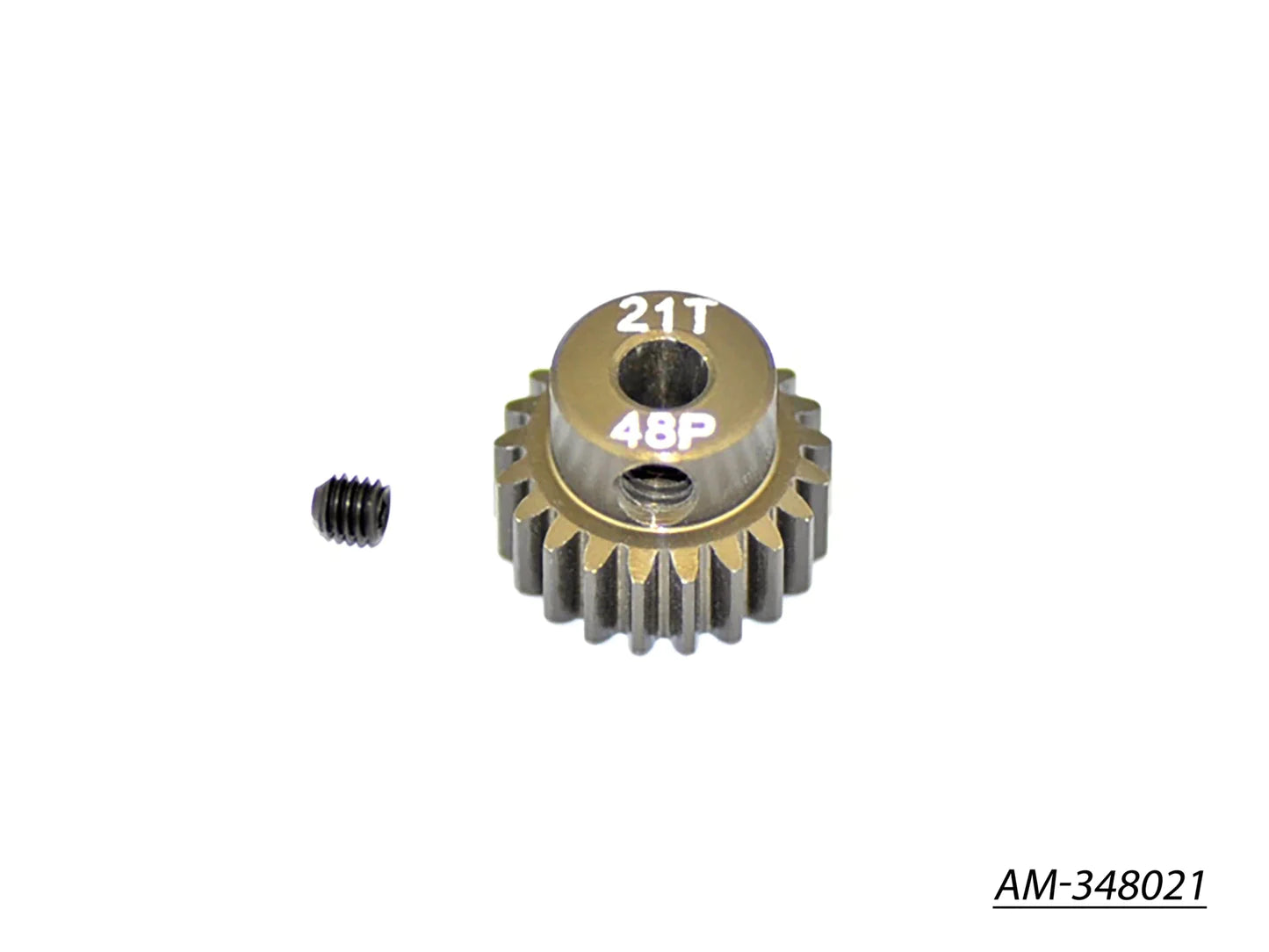 ARROWMAX-RC  Pinion Gear 48P 21T - 7075 Hard (AM-348021) - [Sunshine-Coast] - Arrowmax - [RC-Car] - [Scale-Model]