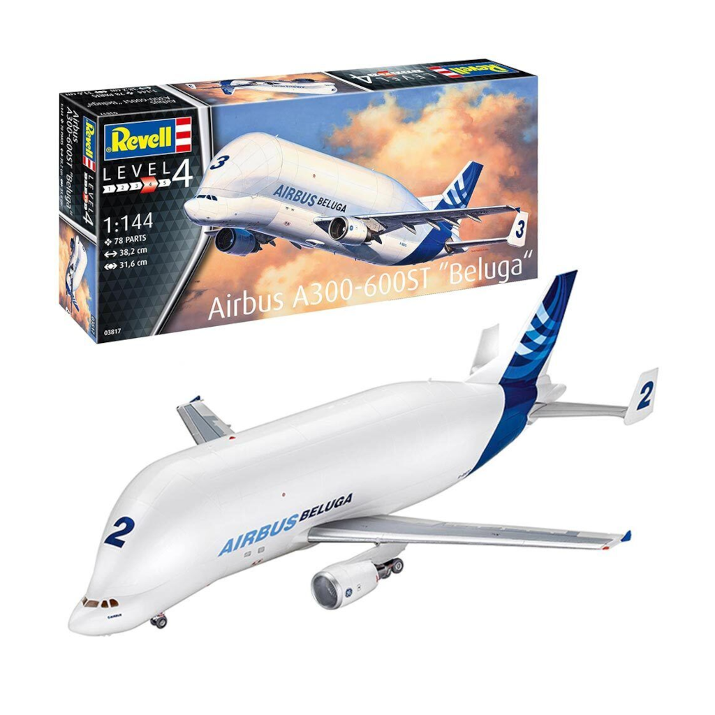 Revell 03817 1/144 Scale Airbus A300-600ST Beluga Model Kit - [Sunshine-Coast] - Revell - [RC-Car] - [Scale-Model]