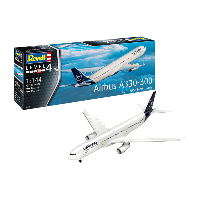 Revell 1 144 Scale Airbus A330-300 - Lufthansa 