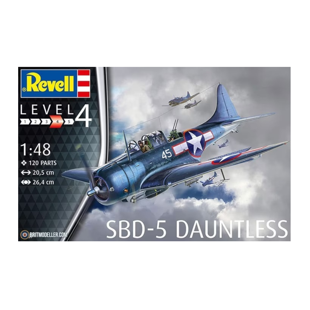 Revell 0389 1/48 Scale Douglas SBD-5 Dauntless - Techtonic Hobbies - Revell