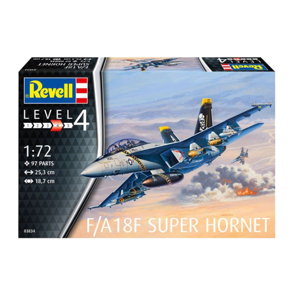 Revell 03834 1/72 Scale F/A-18F Super Hornet - [Sunshine-Coast] - Revell - [RC-Car] - [Scale-Model]