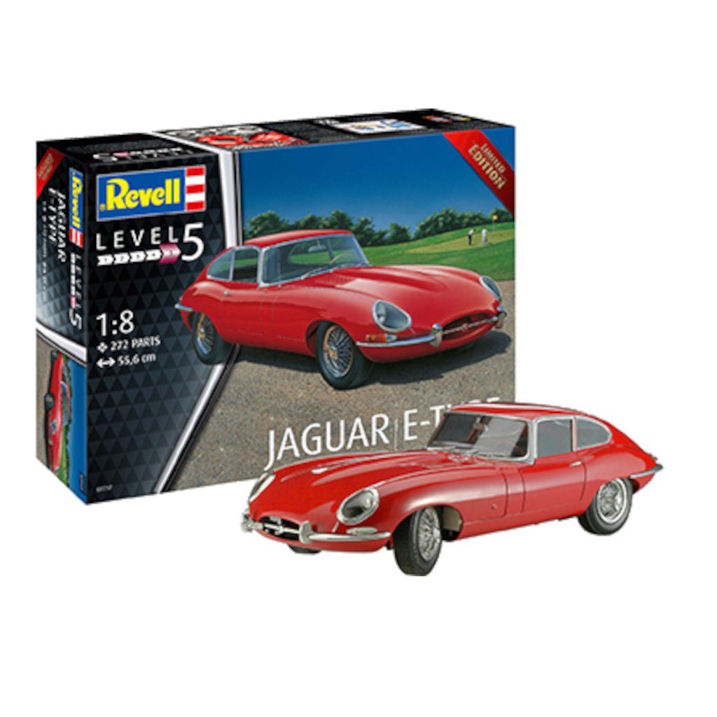Revell 07717 1/8 Scale Jaguar E-Type - [Sunshine-Coast] - Revell - [RC-Car] - [Scale-Model]