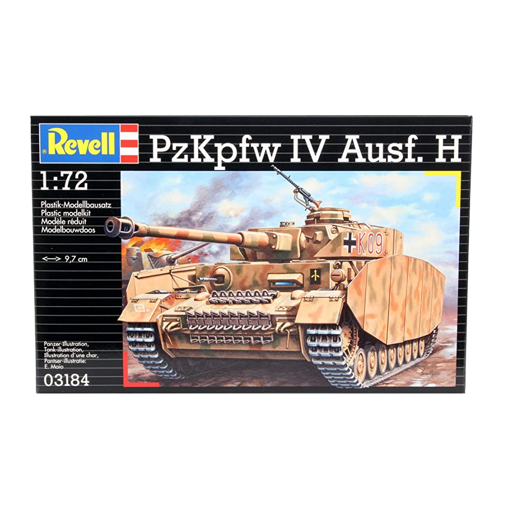 Revell 03184 1/72 Scale German (SdKfz.161) PzKpfw Panzer IV Ausf.H - Techtonic Hobbies - Revell